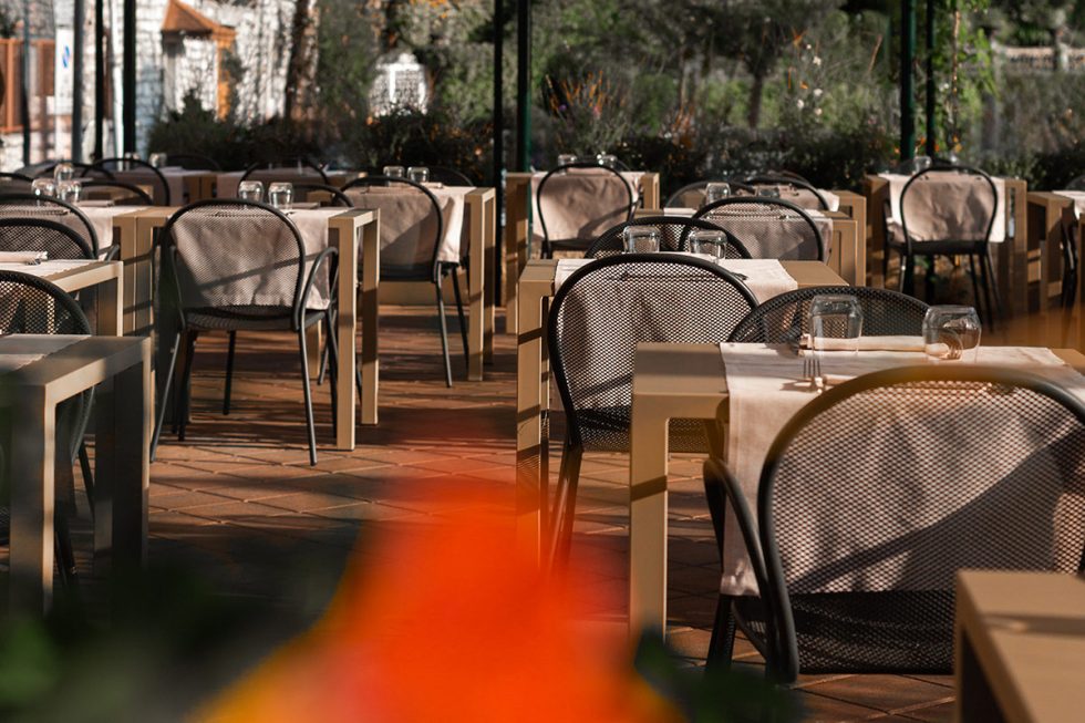 Gli esterni della Locanda Cavallino a Varenna